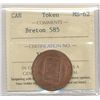 Image 1 : Token; Br#585 ICCS MS62.