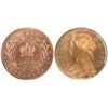 Image 1 : Nfld 1872H 1¢ ICCS MS65.  Attractive mirror like finish.  Superb example.