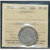 Image 1 : Nfld 1881 20¢ ICCS VF20.