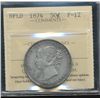 Image 1 : Nfld 1874 50¢ ICCS F12.