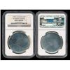 Image 1 : Error; 1967 - $1 NGC graded, Silver Blank planchet, 34,05gr.