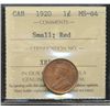Image 1 : 1920 1¢ Sml ICCS MS64RD.