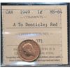 Image 1 : 1949 1¢ A to Dent ICCS MS64RD. Popular issue.