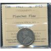 Image 1 : 1925 5¢ ICCS F15.  Designated with planchet flaw.