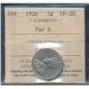 Image 1 : 1926 5¢ Far 6 ICCS VF20.