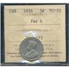 Image 1 : 1926 5¢ Far 6 ICCS VG10.