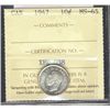 Image 1 : 1947 10¢ ICCS MS65.  Lovely Gem.
