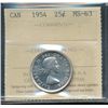 Image 1 : 1954 25¢ ICCS MS63.