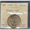 Image 1 : 2008 $1 Loon, Olympic Logo ICCS MS66.