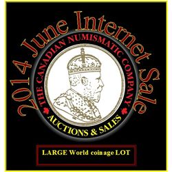 World Coinage or;  includes a variety of different countries Columbia, Ethiopia, Great Britain, Cana