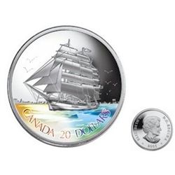 RCM Lot;  Includes 2005 $20 Tall Ships - 3-Masted Ship.  (Tax Exempt)