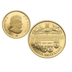 RCM Lot;  Includes 2007 $100 Gold - 140th Anniversary of The Dominion of Canada. Comes with all orig