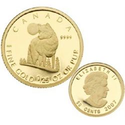 RCM Lot;  Includes 2007 50¢ 1/25th oz. Gold - The Wolf (TAX Exempt)