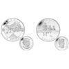 Image 1 : RCM Lot;  includes 2013  $3 - Fishing & 2013 $10 Summer Fun.  Lot of 2 coins.  Tax Exempt.