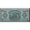 Image 1 : 1911 $1 DC-18b #055580 pp B Boville-Green Line, PMG VF-30. A nice and clean example.