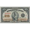 Image 1 : 1923 $25¢ DC-24d #699989, PCGS Gem UNC66PPQ.  Great example with vibrant colours.