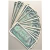 Image 1 : 1967 $1 BC-45a Commem.  Lot of 100 notes all AU to crsip UNC.