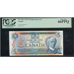 1979 $5 BC-53bA #31004051545, PCGS Gem UNC66PPQ.