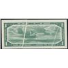 Image 1 : 1954 $1 BC-37b #UY3082323, PCGS EF45PPQ.  Error,  Gutter folds on back.