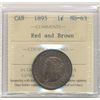 Image 1 : 1895 1¢ ICCS MS63RB.