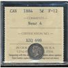Image 1 : 1884 5¢ Nr 4 ICCS F12.