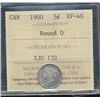 Image 1 : 1900 5¢ Rd 0 ICCS EF40.