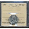 Image 1 : 1922 5¢ ICCS MS64.  Brilliant and highly lustrous.