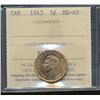 Image 1 : 1943 5¢ ICCS MS65.  Nice fields with strong lustre.