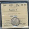 Image 1 : 1870 10¢ Nar 0 ICCS EF40.