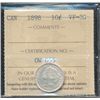 Image 1 : 1898 10¢ ICCS VF30.