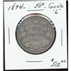Image 1 : 1894 50¢ G+.  Key date,