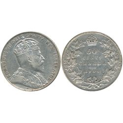 1904 50¢ ICCS EF40.  A scarce date in nice condition.