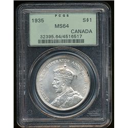 1935 $1 PCGS/ICCS MS64.