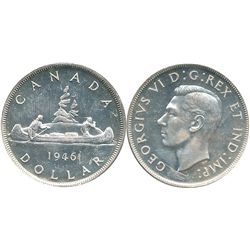 1946 $1 PCGS MS64.  Nice clean fields and strong lustre.