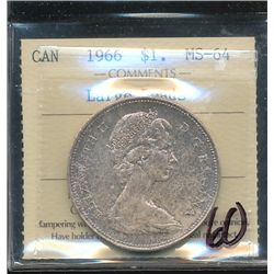 1966 $1 ICCS MS64.