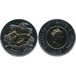 1999 $2 Nunavut ICCS MS67 NBU.  Mule variety.  Scarce in this top condition.