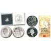 Image 1 : RCM Lot;  includes Proof Five Cents, 2000 Voltiguers, 2001 RCM, 1952-2002, 1944-2004 & 1945-2005 Com