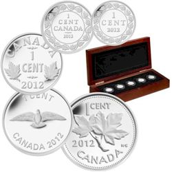 RCM Lot;  includes 2012 Fine Silver 5-coin set - Farewell to the Penny (TAX Exempt)