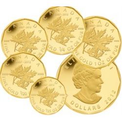 RCM Lot;  includes 2012 Gold Maple Leaf Set - 5th Anniversary of the Royal Canadian Mint Million Dol