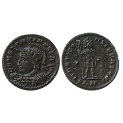Roman Imperial Coinage; Constantine the Great Follis. Obv: CONSTANTINVS P AV-G; Rev: MARTI CO-NSERVA