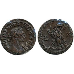 Roman Provincial Coinage - Probus Tetradrachm. Eagle Year 7, M4648. Alexandria EF for grade.