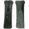 Image 1 : Ancient Greece; Bronze gouge,  4,6'' socketed tool with concave section towards tip.   Used as an ax