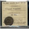 Image 1 : French Regime; 1618D DblT ICCS VF30.  Clipped planchet.