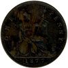 Image 1 : Great Britain; 1877 Penny, Small Dt variety.  F+ for grade.