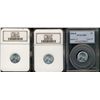 Image 1 : USA  1943 1¢ MS67.  Lot of 3 coins includes 1943, 1943S & 1943D with 2 NGC and 1 PCGS graded.