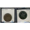 Image 1 : Breton 706 LC-34 & Br-707 LC35A2.  Lot of 2 tokens.