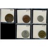 Image 1 : Breton 786, 828, 829, 830 & 855. Lot of 5 tokens EF to UNC+.
