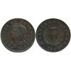 Image 1 : Breton 867, NS-1A1 1823 Thistle Token.  Lustrous EF issue.