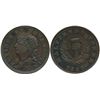 Image 1 : Breton 867, NS-1A1 1823 Thistle Token.  Lustrous EF issue.