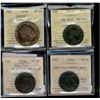 Image 1 : Breton 874 NS-1F,875 NS-6A1,992 LC-53A2 &732 UC-14.  Lot of 4 tokens Fine to EF ICCS and all with is